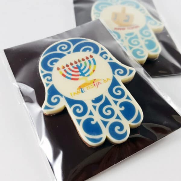 שוקולד ממותג בצורת חמסה