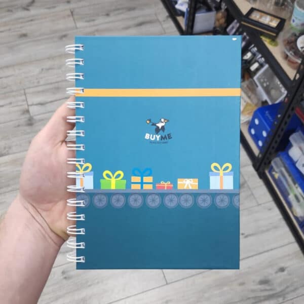 מחברת ממותגת דפי שורות