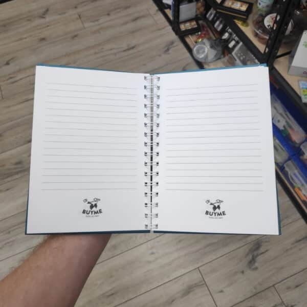 מחברת ממותגת דפי שורות
