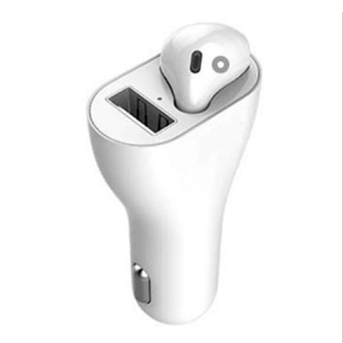 מטען לטלפון ברכב משולב עם אוזניית BLUETOOTH