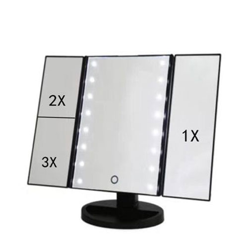 מראה מקצועית עם תאורת LED